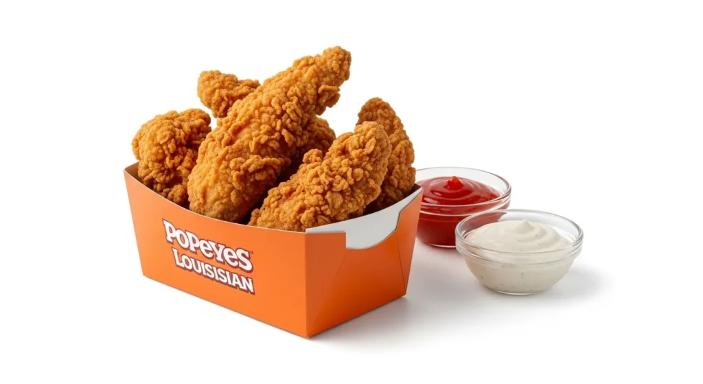 HOME 60 8 spicy Tenders & 2 dips
