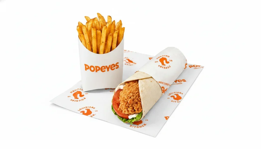HOME 35 Saver Chicken Wrap & Fries