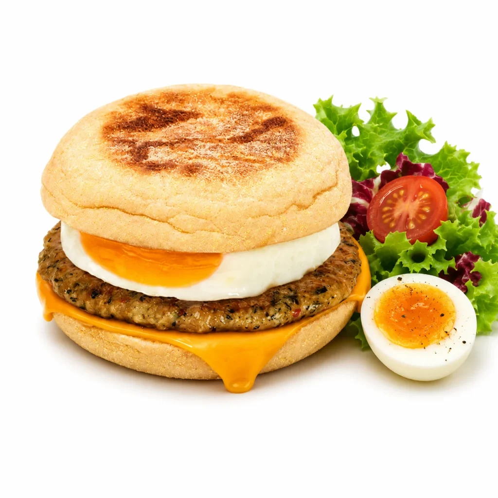 HOME 11 Chicken Patty, Egg & Cheese Muffin