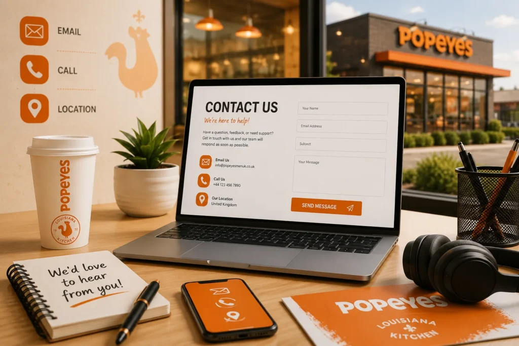 Contact Popeyes Menu UK